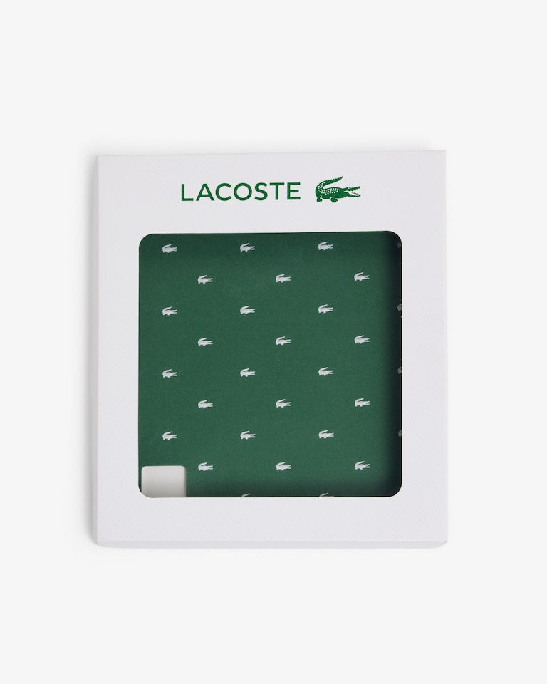 Lacoste Body neonato in piqué con collo smerlato