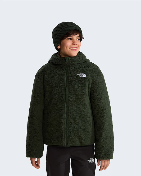 The North Face Giubbino reversibile con cappuccio reversibile Teddy per ragazzo