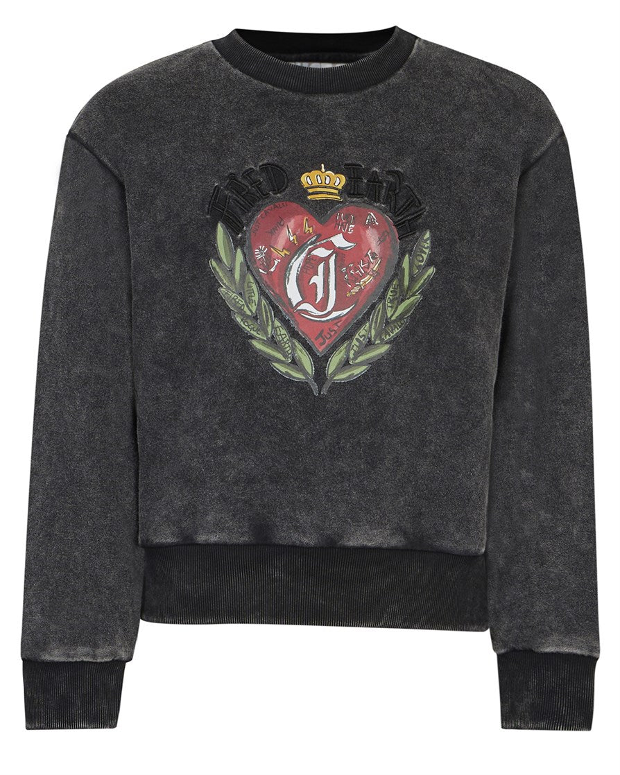 Cavalli felpa cropped FW27