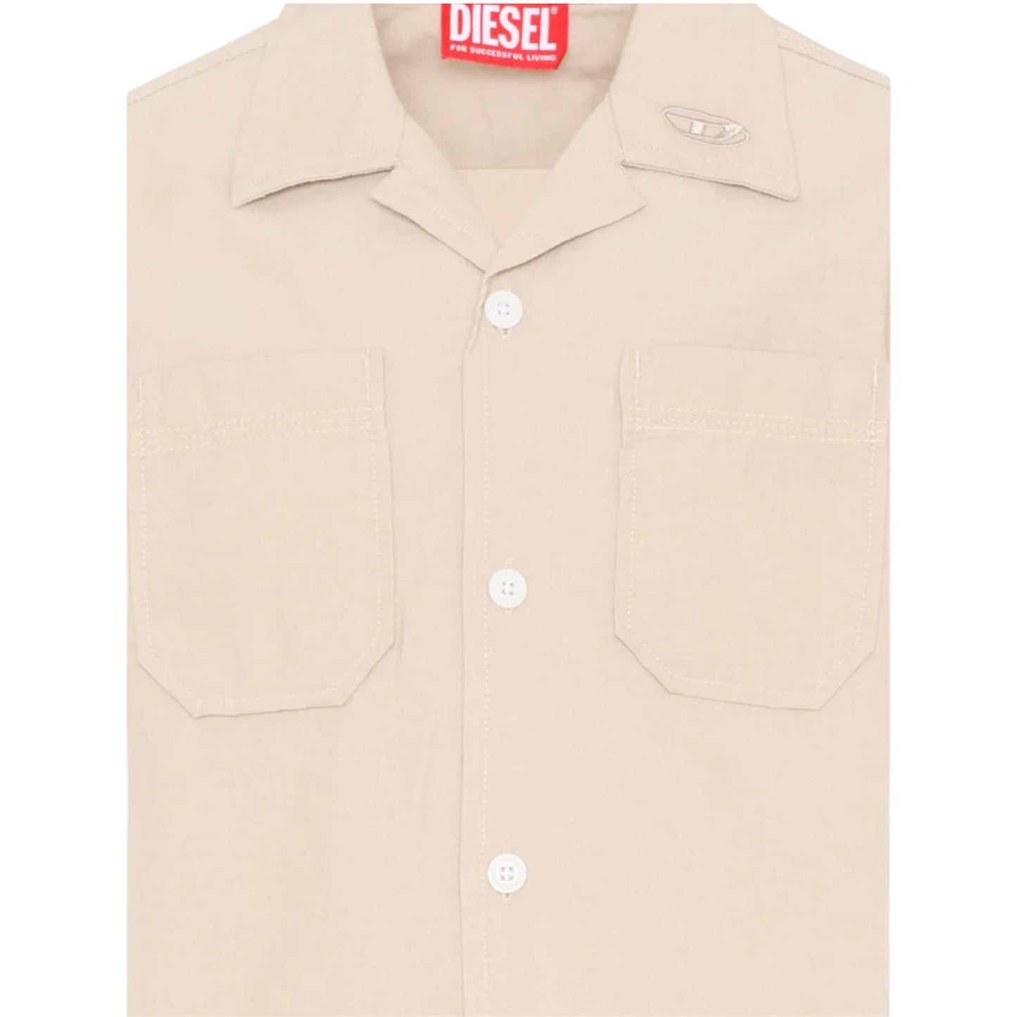 Diesel Camicia mezza manica in lino