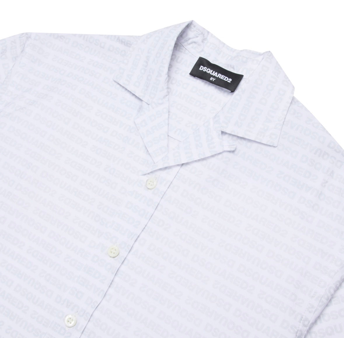 Dsquared2 Camicia mezza manica monogram