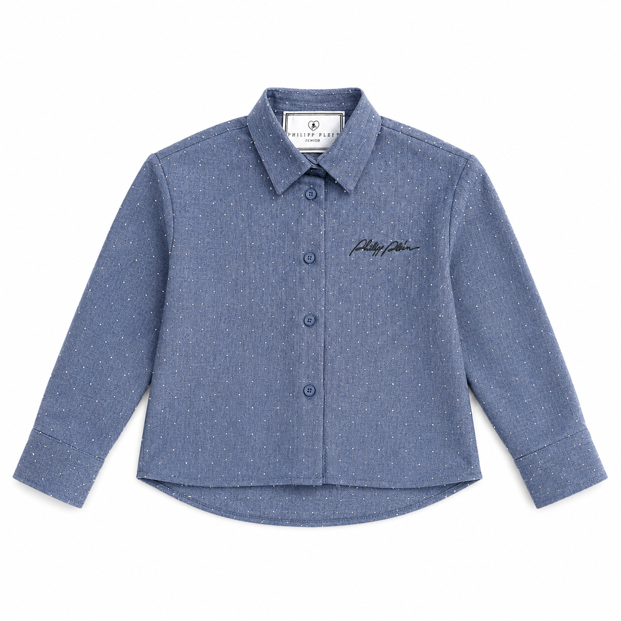 PHILIPP PLEIN CAMICIA CROPPED