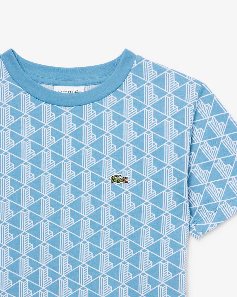 Lacoste T-shirt in cotone con monogramma