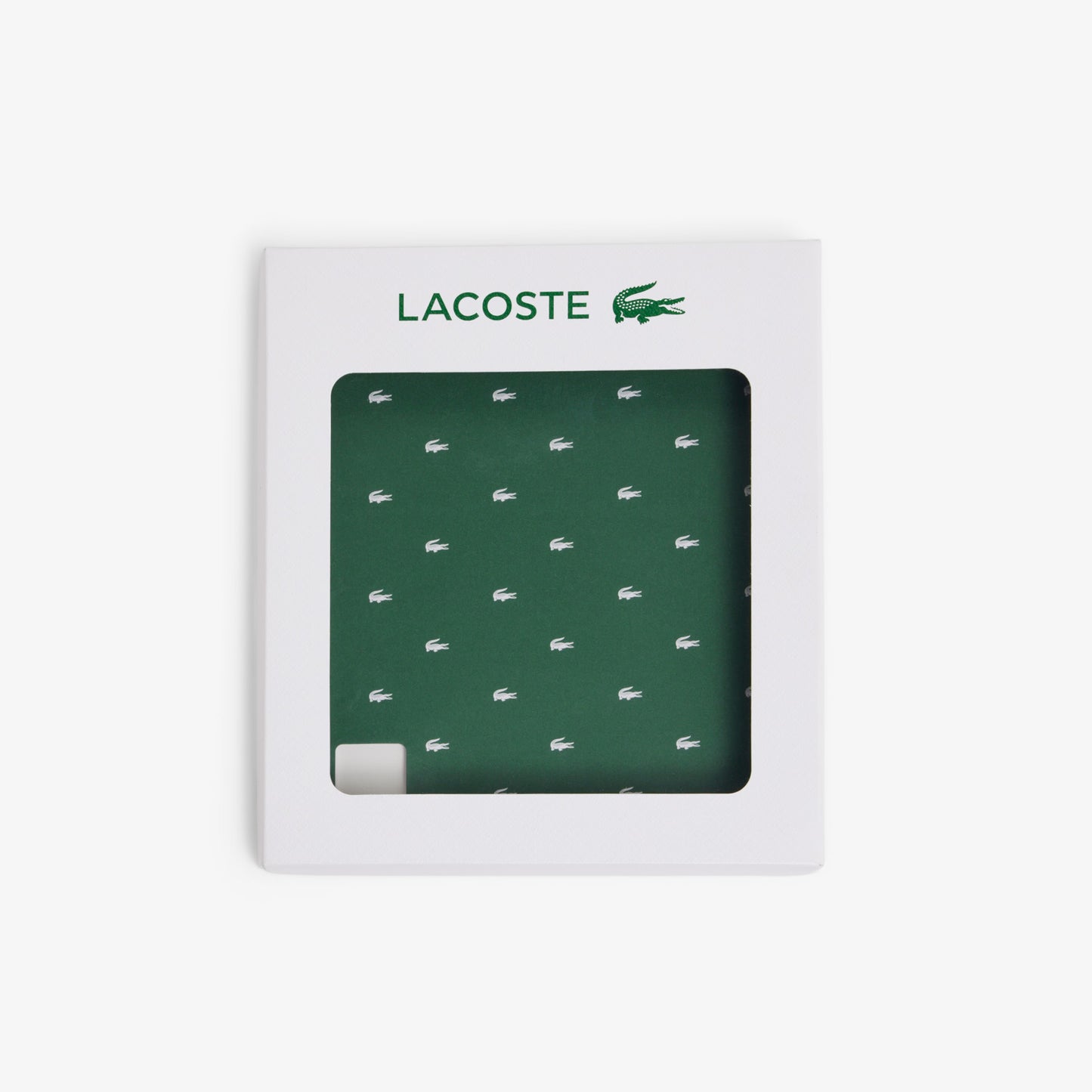 Lacoste polo in piqué con collo smerlato