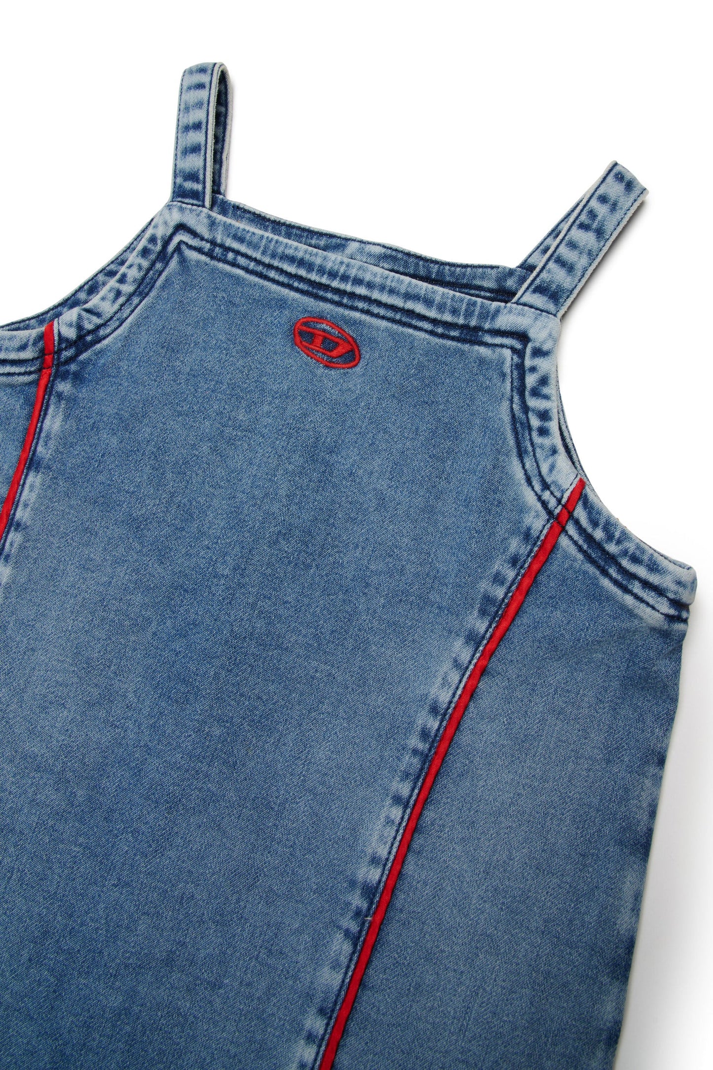 Diesel Abito corto in denim con logo