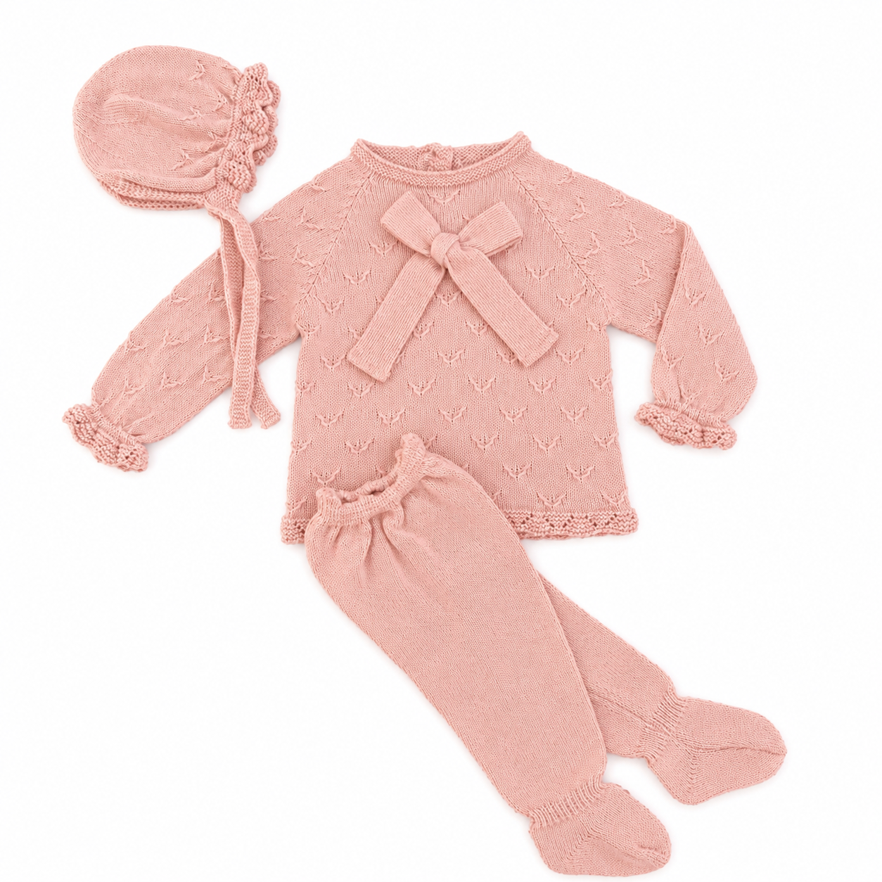 Completo in lana neonata + cappello