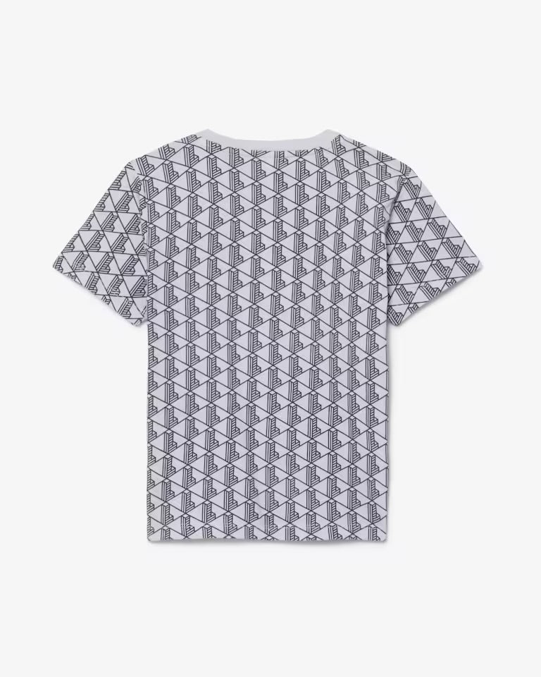 Lacoste T-shirt in cotone con monogramma