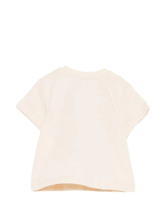 Moschino t-shirt con logo ricamato