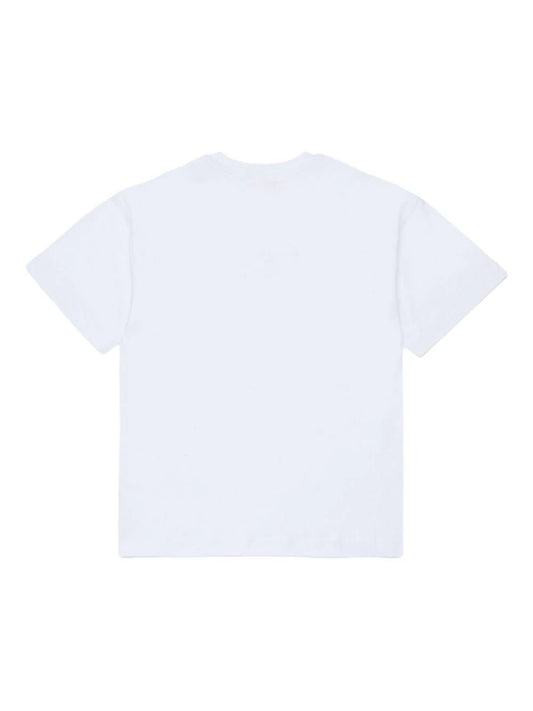 Diesel T-shirt con logo in jeans