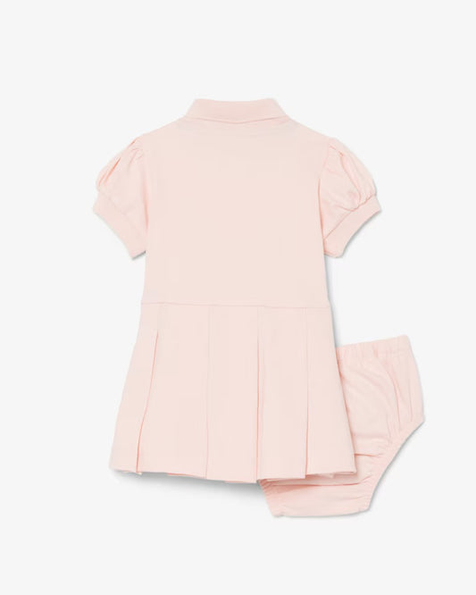 Lacoste Completo neonato in piqué elasticizzato