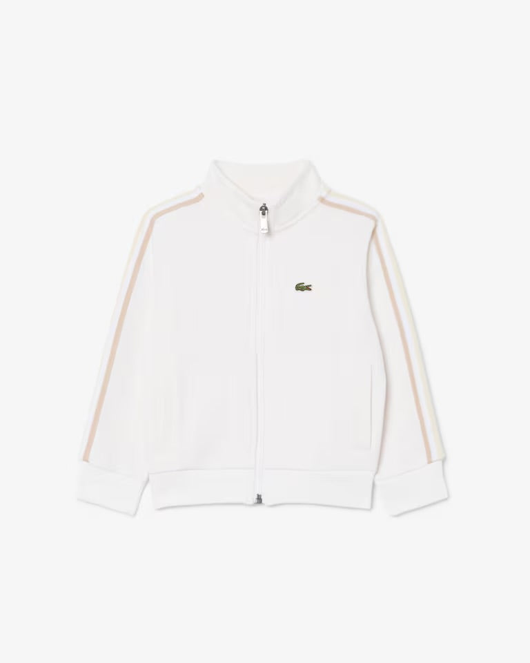 Lacoste Felpa unisex con zip e monogramma