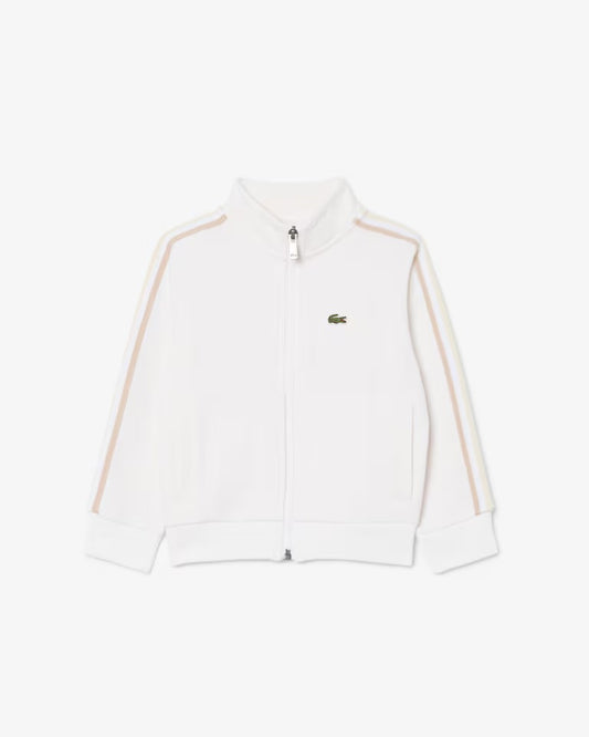 Lacoste Felpa unisex con zip e monogramma