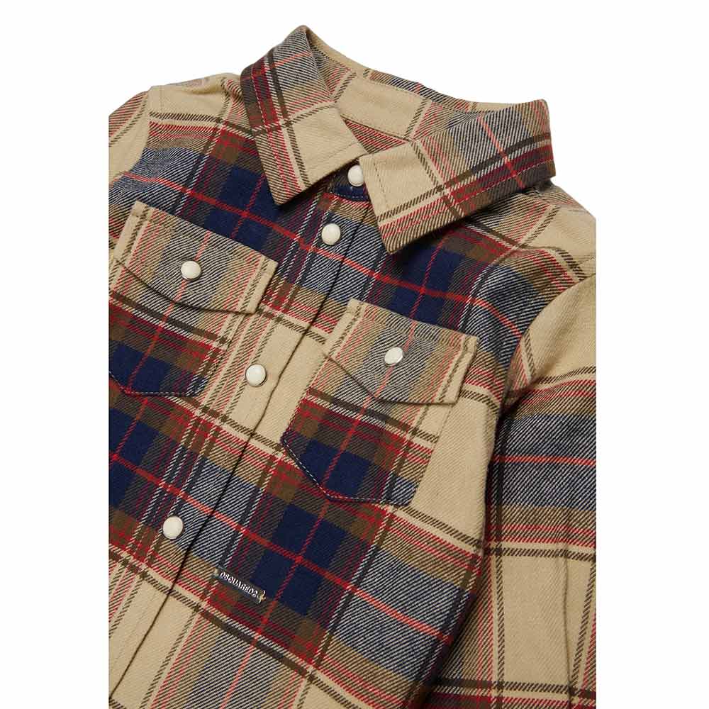 DSQUARED2 Camicia in flanella FW26/27