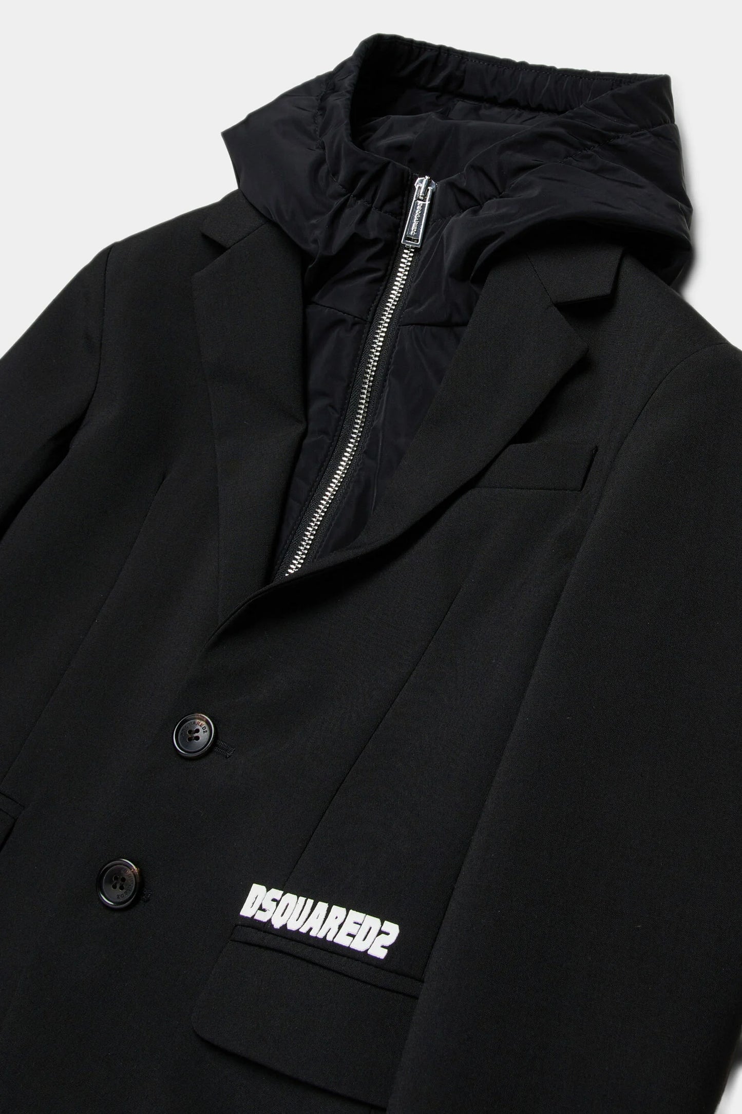 Dsquared2 Giacca con cappuccio rimovibile