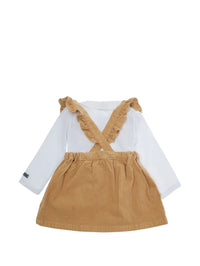 MOSCHINO BABY Set t-shirt+ salopette FW27