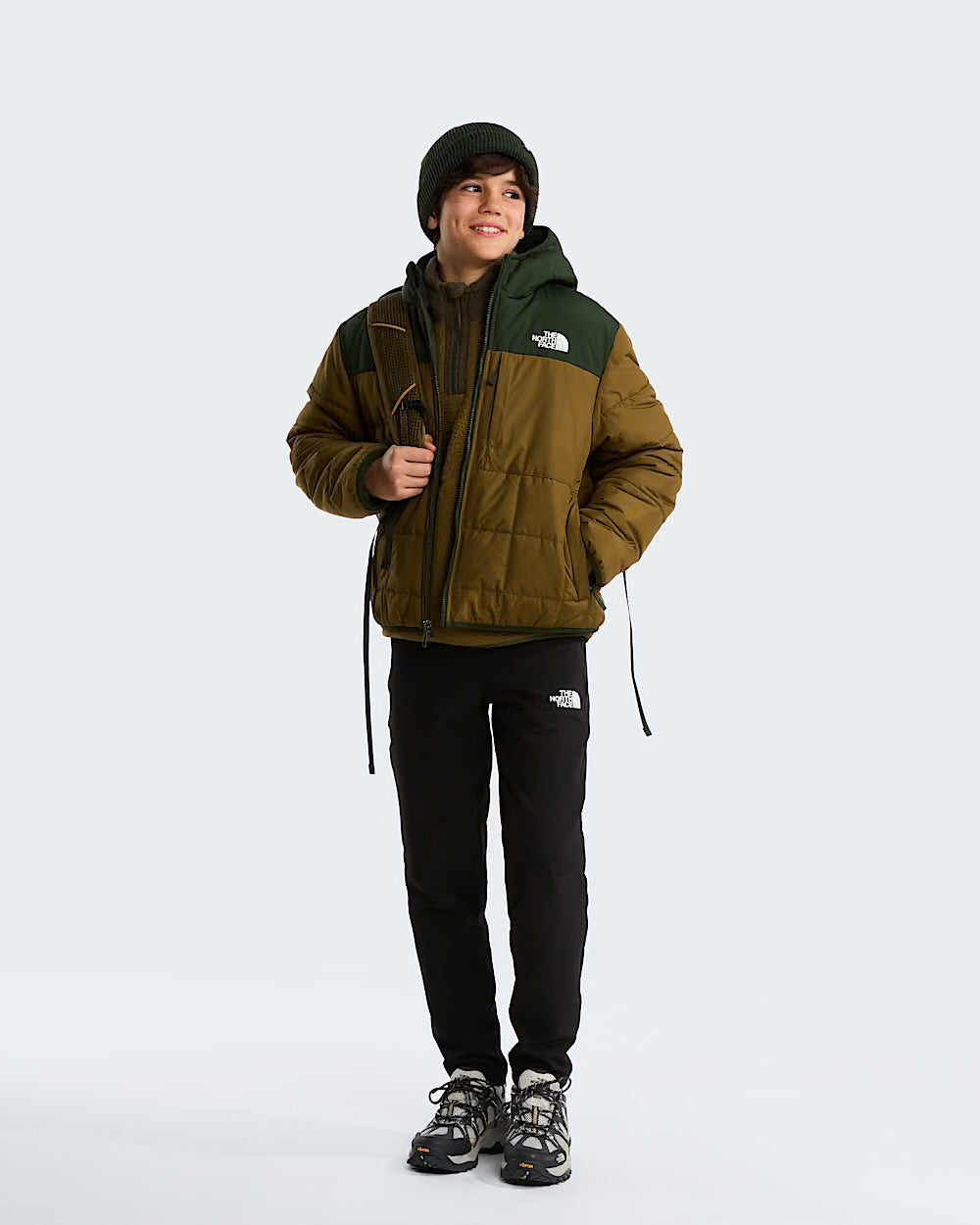 The North Face Giubbino reversibile con cappuccio reversibile Teddy per ragazzo