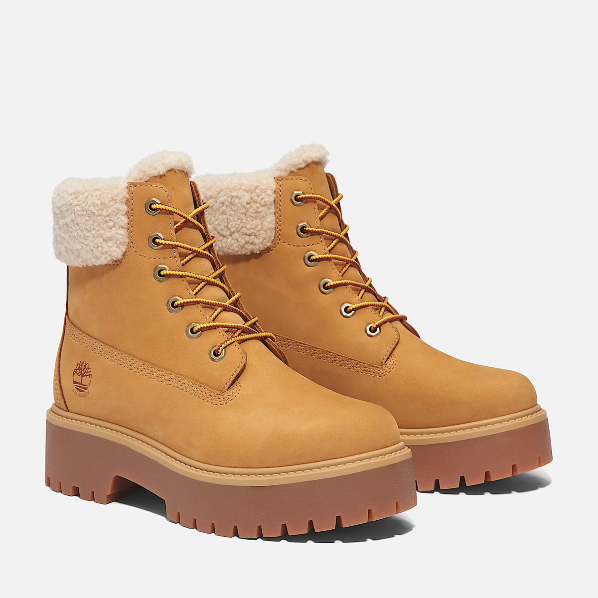 TIMBERLAND Stivale Impermeabile Foderato con Plateau Stone Street da Donna in giallo FW27