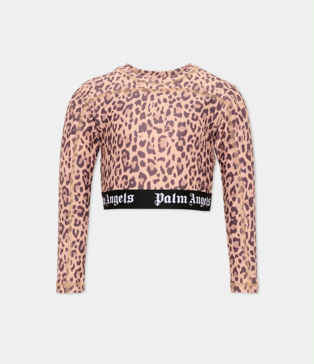 PALM ANGELS LYCRA T-SHIRT GIRL