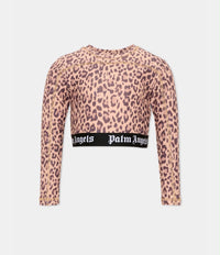 PALM ANGELS SET LYCRA T-SHIRT+ LEGGINS GIRL