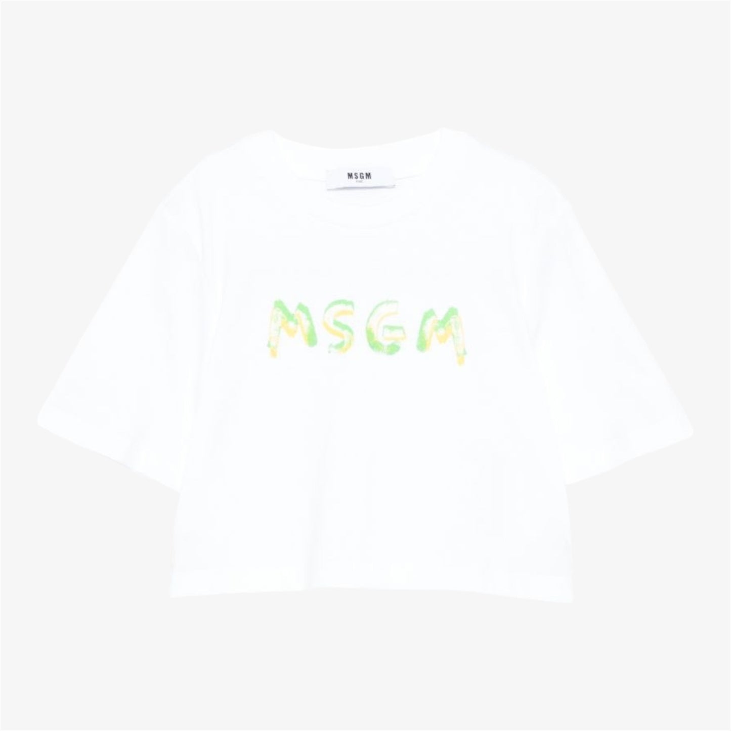 T-shirt Cropped MSGM ragazza