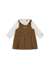 MOSCHINO BABY set t-shirt manica lunga + salopette