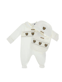 MOSCHINO BABY SET 3 pezzi FW27