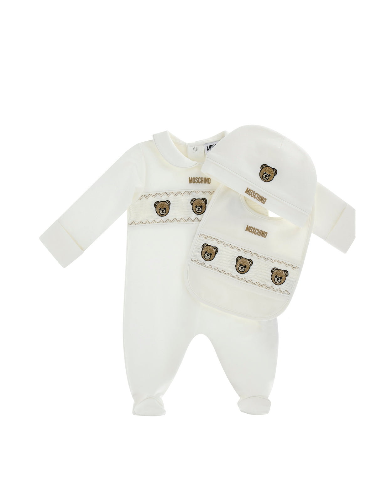 MOSCHINO BABY SET 3 pezzi FW27