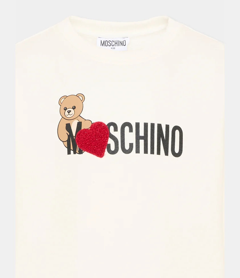 MOSCHINO KIDS Abito manica lunga FW27