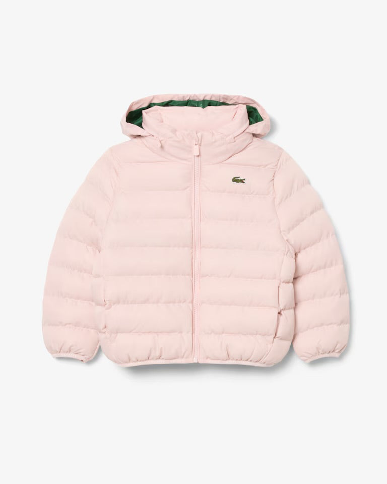 Giacca imbottita unisex con cappuccio foderato in tessuto felpato FW27