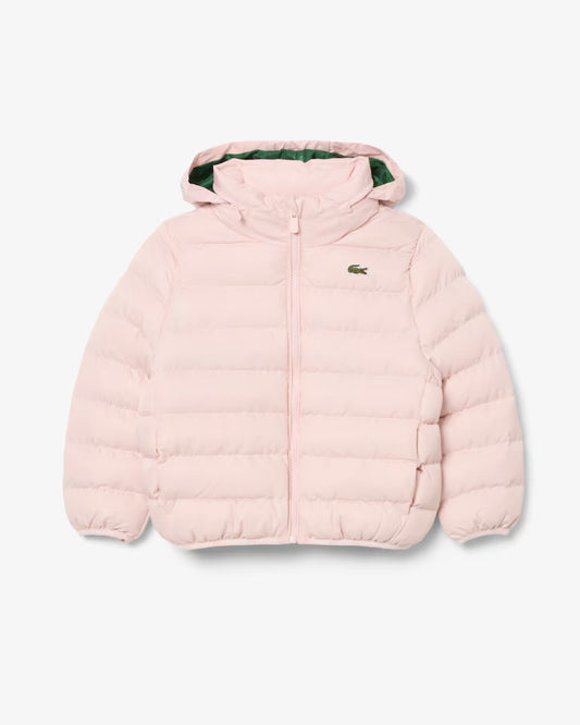 Giacca imbottita unisex con cappuccio foderato in tessuto felpato FW27