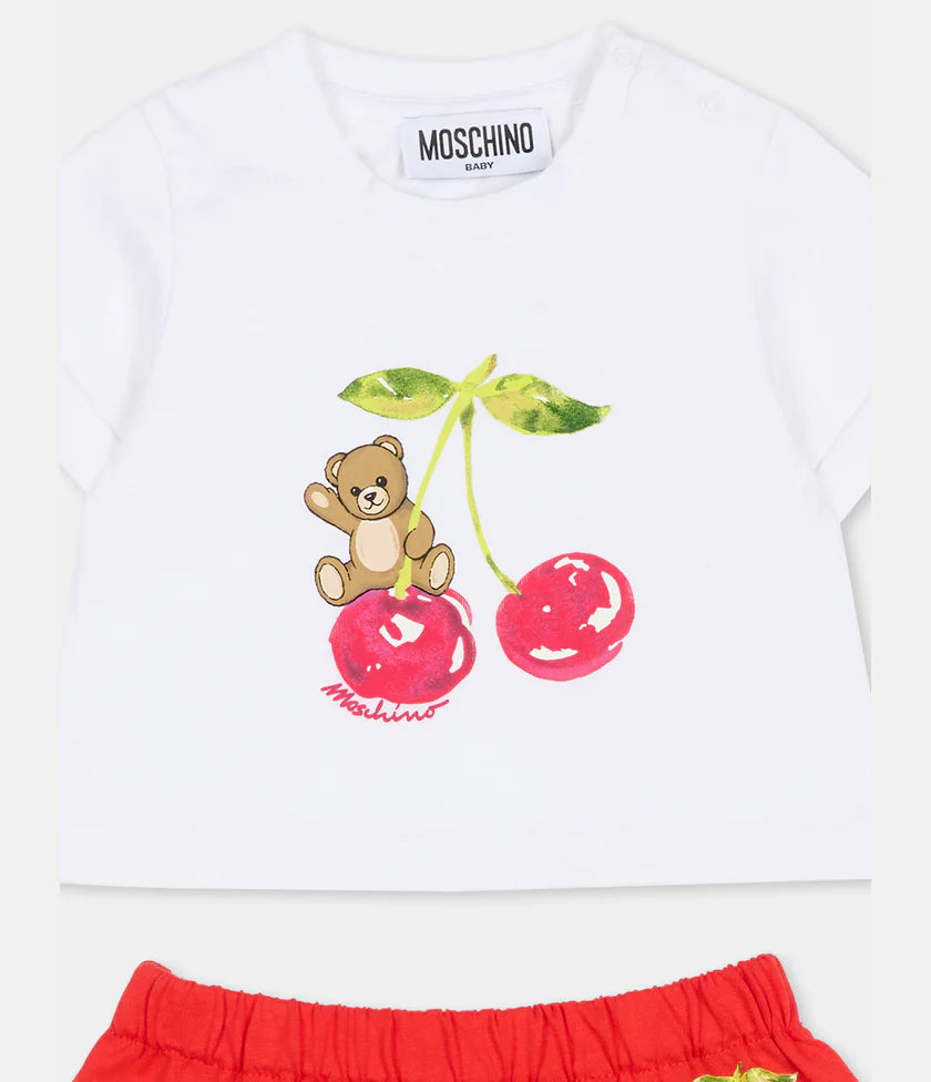 Moschino set t-shirt+gonna