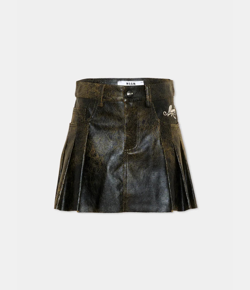MSGM Gonna in ecopelle FW27