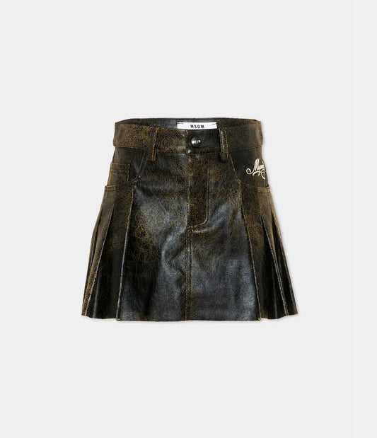 MSGM Gonna in ecopelle FW27