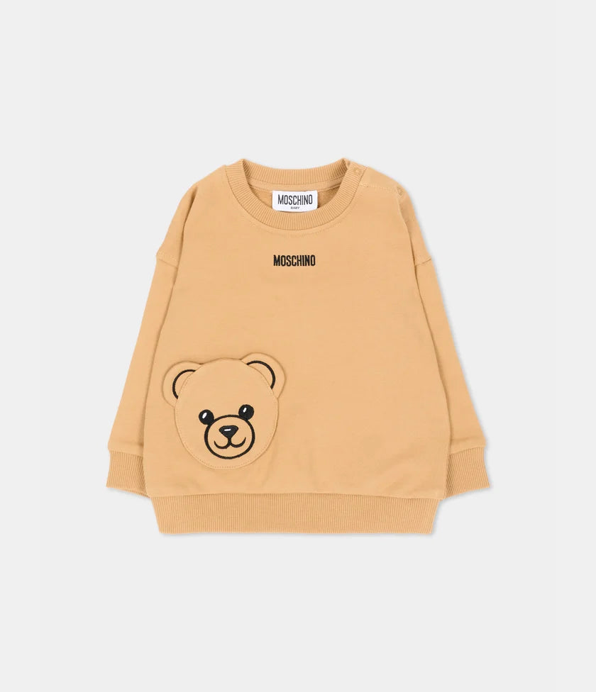 MOSCHINO BABY felpa girocollo FW27