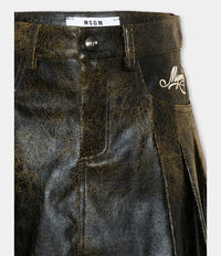 MSGM Gonna in ecopelle FW27