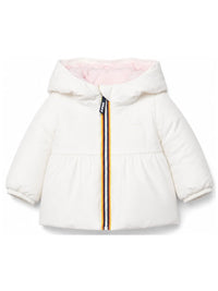 K-WAY PIUMINO REVERSIBILE PER NEONATO CON CAPPUCCIO E LOGO