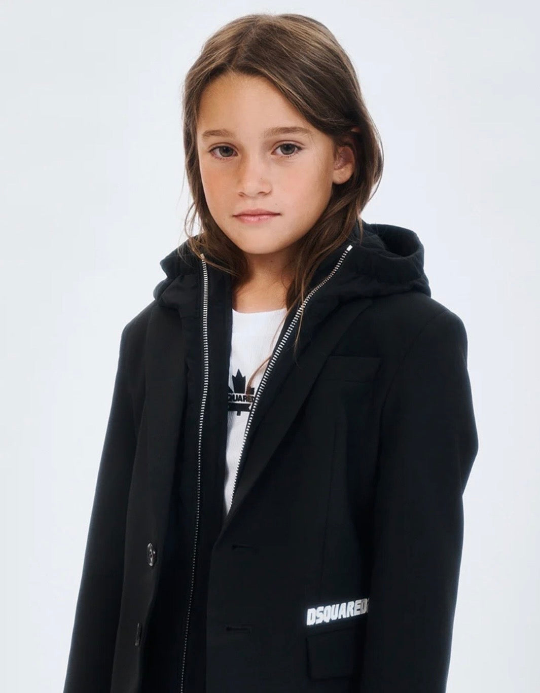 Dsquared2 Giacca con cappuccio rimovibile