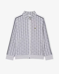 Lacoste Felpa unisex a collo alto con zip e monogramma