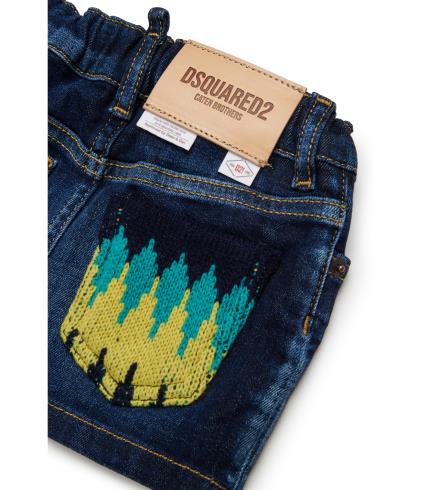 DSQUARED2 Gonna con ricamo