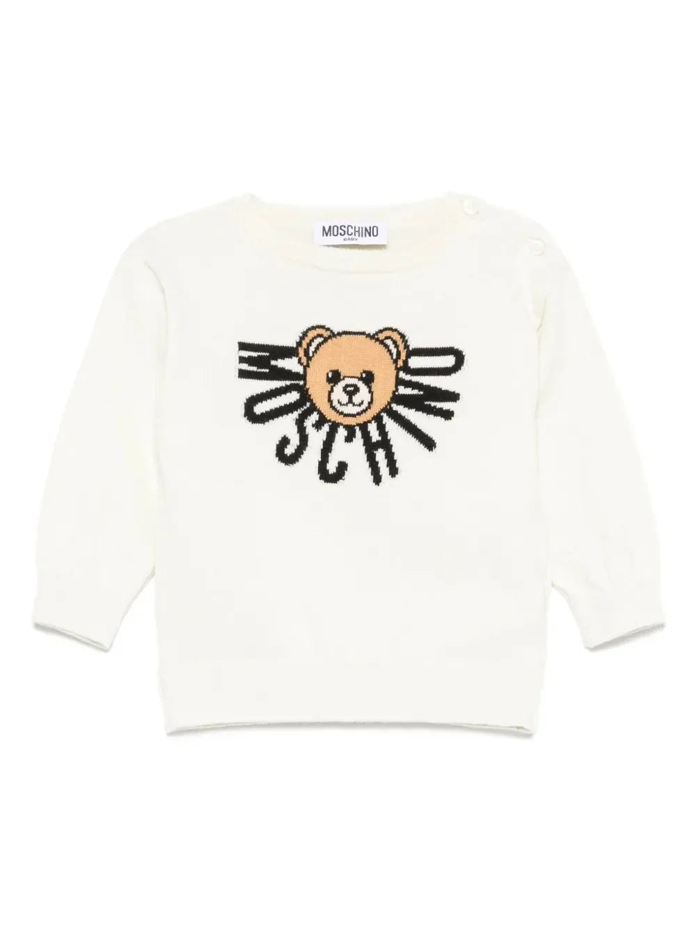 MOSCHINO maglione in lana bimbo-neonato