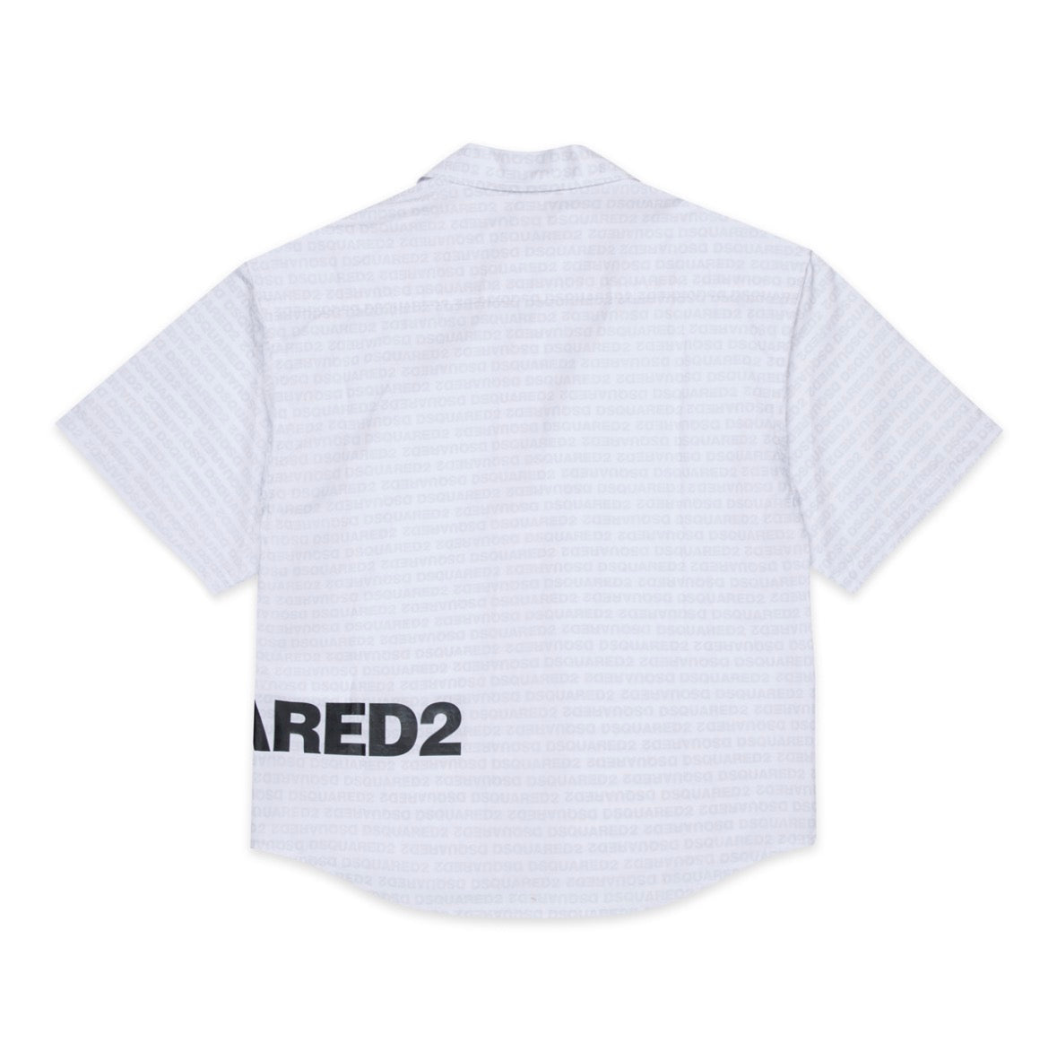 Dsquared2 Camicia mezza manica monogram