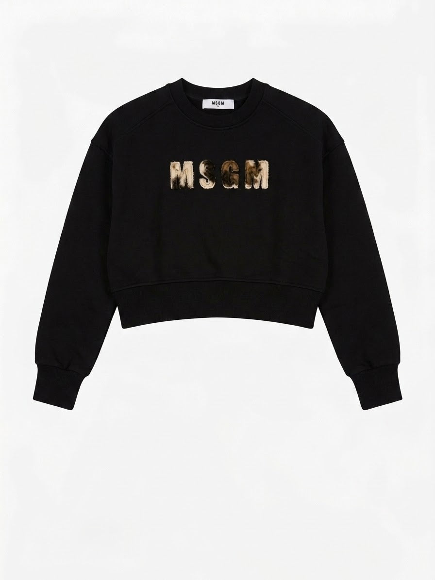 MSGM FELPA CROPPED FW27