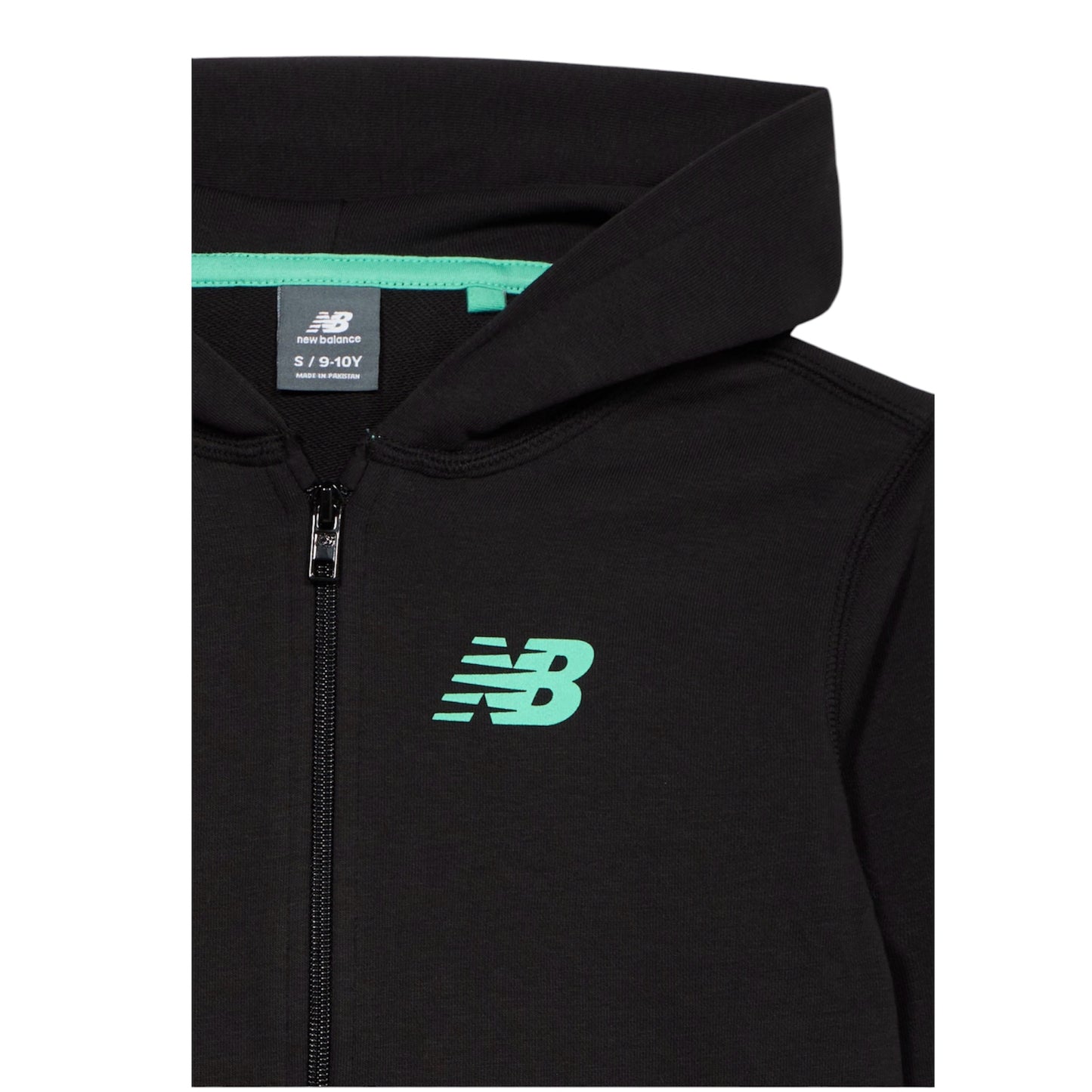 New Balance tuta completa full zip e pantalone in cotone garzato