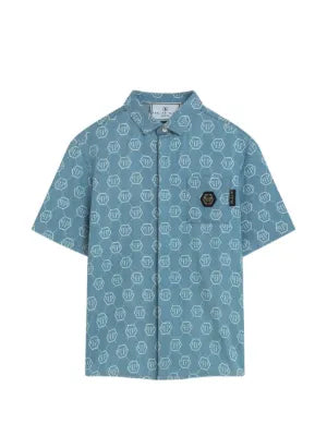 Camicia monogramma Philipp Plein