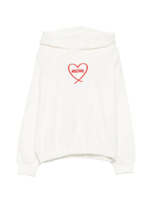 MOSCHINO KIDS Felpa con cappuccio FW27