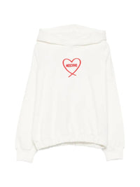 MOSCHINO KIDS Felpa con cappuccio FW27