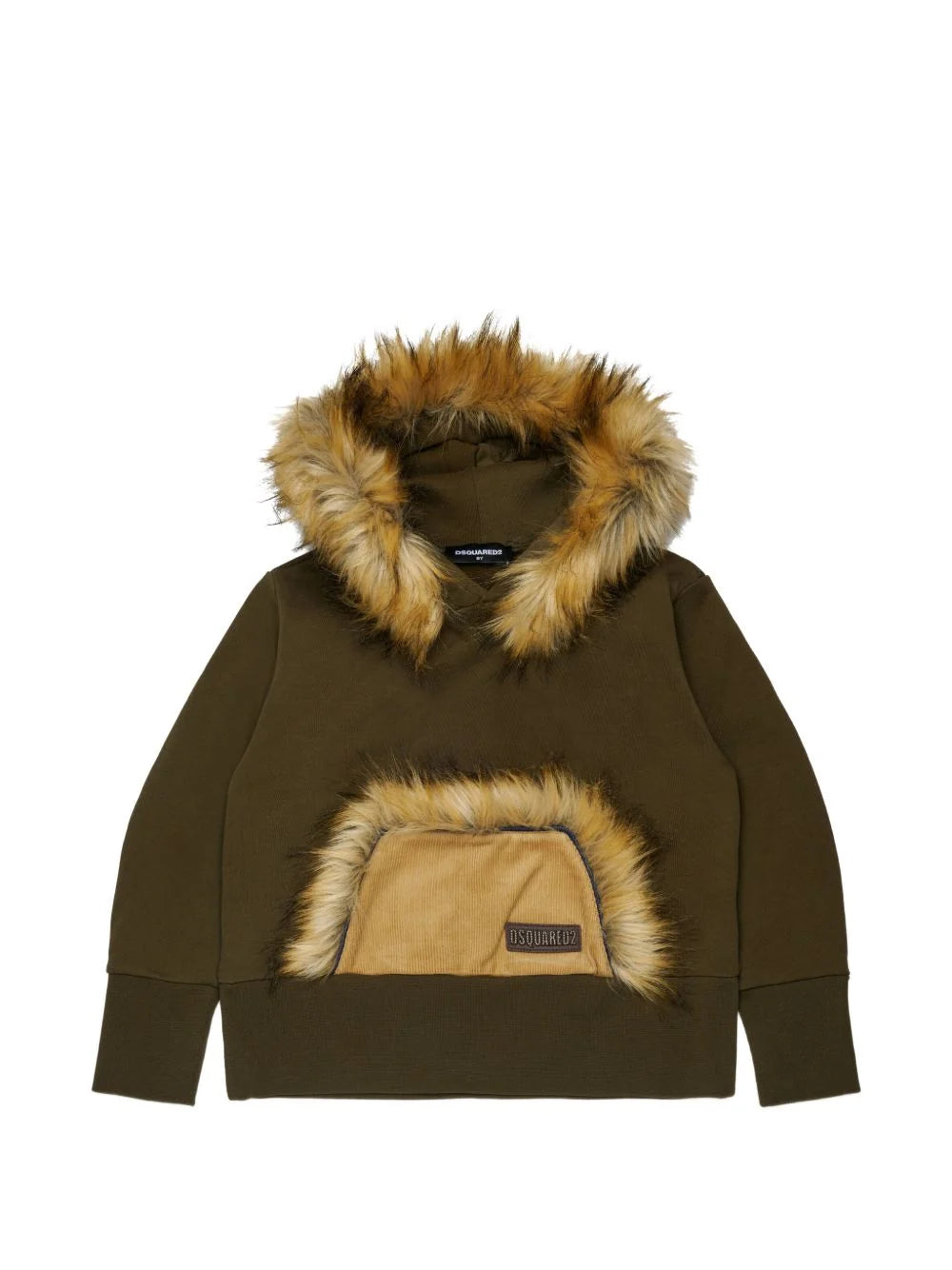 DSQUARED2 felpa con pelliccia FW27