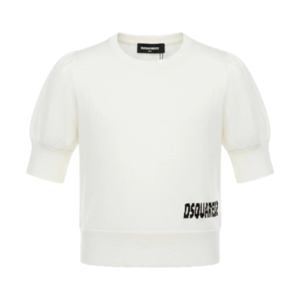 Dsquared2 T-Shirt in filo mezza manica