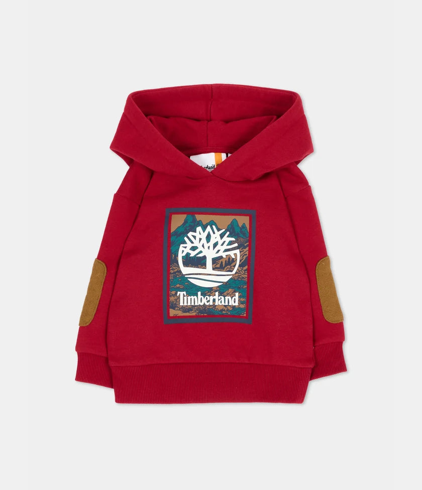 Timberland felpa con cappuccio felpata all’interno neonati