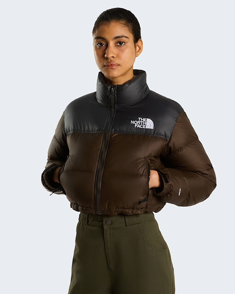 The North Face nuptse 700 Giubbino Cropped